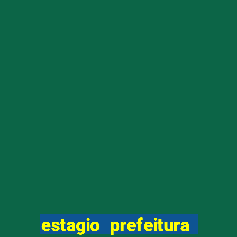 estagio prefeitura de betim